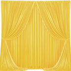Yellow Backdrop Curtains-Wrinkle-Free Polyester Photography Drapes Party Curtain Background for Baby Shower Wedding Decorations- 16 X10FT (Yellow) - Image 2