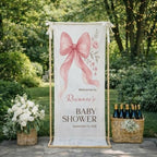 Custom Name Baby Shower Fabric Welcome Sign #9 - Image 3