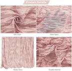 30 Pack Dusty Pink Cheesecloth Table Runner 9FT Rustic Sheer Table Runners 17x108 Inch Gauze Boho Runner for Wedding Bridal Baby Shower Birthday Party Table Decorations - Image 4