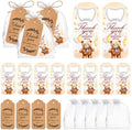 50Pcs Bear Bottle Opener Baby Shower Favors for Guests Cute Magnetic Bottle Openers with Organza Bags and Thank You Cards, for Gender Reveal Theme Party Decorations Rerurn Gift and Souvenirs by wxfdac