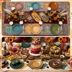 Mimorou 175 Pcs Fall Party Disposable Tableware Set Party Supplies - Image 6