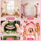 2 Pack Arch Backdrop Stand(7.2FT/6FT) Balloon Arch Stand - Image 6