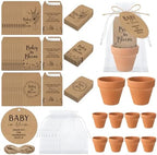 Reallnaive 48 Sets Baby in Bloom Baby Shower Party Favors Seed Packets by Reallnaive