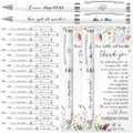 Affrolling 50 Sets Wedding Favors for Guests, Flower,Opp Bags by Affrolling