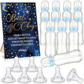 Trelaco 12 Pcs Star Cool Baby Shower Games Bottle Chug Wooden Sign Set by TrelaCo