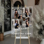 Personalized Graduation Yard Sign with Photo Collage, Custom Class of 2026 Graduation Sign for Outdoor Lawn Decor, Clear Acrylic or Frosted, Waterproof Display - Image 3