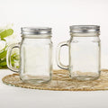 Kate Aspen 36PCS 12 oz. Large Glass Jars with Lids and Handles, Mason Jars Mugs, Wide Mouth Drinking Glass and DIY Favor Decor for Wedding, Bridal Shower, Baby Shower Party by KateAspen