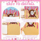 3 Pcs Baseball Ice Cream Arch Backdrop Ice Cream Drip Baseball Party Decor - Image 4