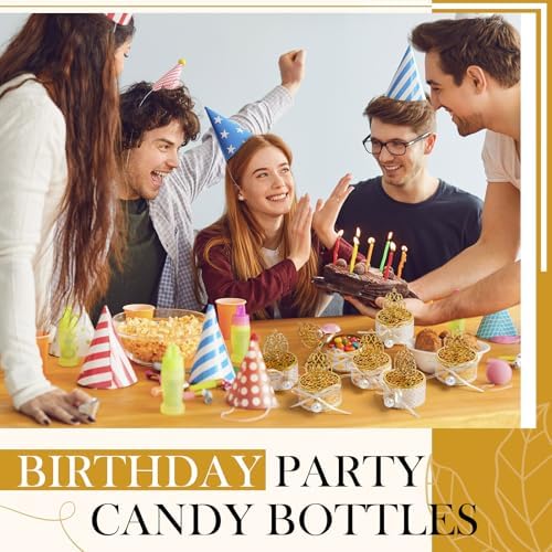 Cunhill 24 Pcs Mini Champagne Bottle Candy Jars with Lids, Stylish Style - Image 5