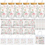 LemonRoad 24 Pcs Pink Floral Gift Sets Bulk with Gift bags for women by Unknown