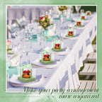 Thenshop 50 Pcs Clear Cupcake Boxes Individual 3.5 Inch, Light Green - Image 5