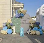 Silly Goose Arch Backdrop Cover for Baby Shower 5FT Green Stretchy Arched Cover 1st Baby Birthday Party Decorations - Image 7