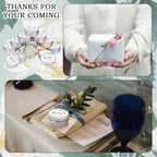 MTLEE 50 Pcs Wedding Candles Gift Favors for Guests 1 Oz, Green Leaves - Image 5