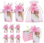 50PCS Pink Eucalyptus Soap Wedding Favors Handmade Thank You Gifts by WxzumgPARTYFAVORS