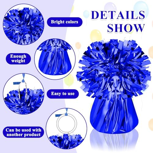 24 PCS Balloon Weights Metallic Anchor, Balloon Holder Heavy Weights - Image 3