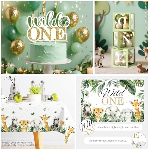 cocomigo 237pcs Wild One Birthday Decorations Complete Party Set, 20 Guests - Image 6