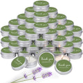 MTLEE 50 Pcs Green Wedding Thank You Candles Gifts for Guests Baby Shower by MTLEE