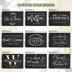 Wedding Guest Book Personalized with 9 Designs & 5 Rustic Colors - Small - Customized Guestbook Registry Sign-in with Name - Date, Hard Cover Laser Engraved Guest Book - Image 2