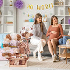 Wooden Baby Shower Crate Closet with Hanger and Rack - Image 5
