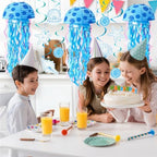 Whaline 30 Pcs 10'' Cartoon Sponge Themed Birthday Party Decor, Jellyfish - Image 5