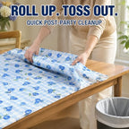 Pyrrhiax 8pcs Blueberry Tablecloth,Rectangular Disposable Table Cover for Dining Room Kitchen/Blueberry Baby Shower Decorations, Waterproof Plastic Table Cover 54”X 108” - Image 4