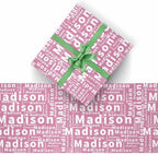 AOFUN Personalized Birthday Gifts Christmas Wrapping Paper Thick Christmas Paper Wrap Custom Gifts Baby Christmas Wrapping Paper 3 Rolls 58" x 23" - Image 2