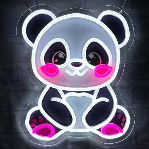 Panda Neon Sign, USB Powered LED Light for Room Decor - Image 6
