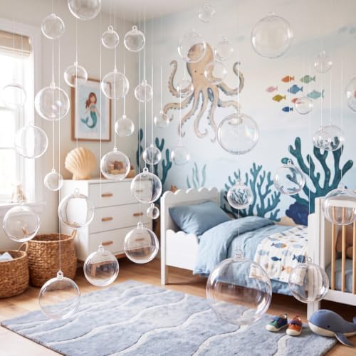 30 Pcs Transparent 3D Bubble Party Decorations, 2 Large Sizes - Image 5