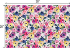 Jillson & Roberts 20" x 30" Printed Gift Tissue, Watercolor Flowers (48 Folded Sheets) - Image 3