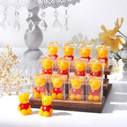 50 Pcs Bear Baby Shower Candle Favors for Guest Bear Party Favors Baby Shower Candles Bulk for Gifts Party Decorations (Yellow) - Image 4
