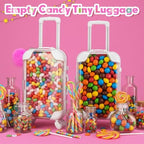 LemonRoad 36 Pcs Clear Mini Suitcase Party Favor Box, Rose Pink - Image 5