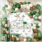 302PCS Cocomigo Mallard Duck Baby Shower Set, All-in-One Kit, Serves 25 by cocomigoPartyHome