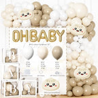 Hombae Dumpling Baby Shower Decorations, A Little Dumpling Is on the Way Party Decorations Kit with Backdrop, Balloon Garland, Boxes, Mom to Be Sash, Headband for Baozi Theme Baby Shower - Image 3