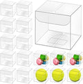 Eaasty 200 Pcs 3 x 3 x 3 Inch Clear Favor Boxes Plastic Treat Gift Boxes by Eaasty
