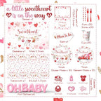 A Little Sweetheart is On The Way Decorations - 267Pcs Valentines Day Bear Truck Little Sweetheart Theme Balloon Arch Garland Set for Baby Shower Party Decoration - Image 5