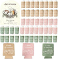 49 Pcs A Baby Is Brewing Baby Shower Favors for Guests, Can Cooler Sleeves by Unknown