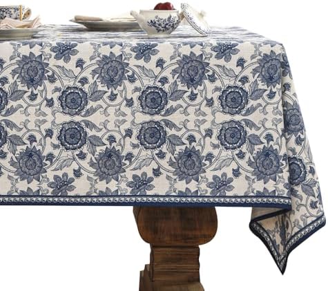 patdrea Designer Vintage French Tablecloth,Rectangular,118"x67" by Welcometopatdrea