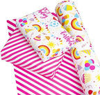 WRAPAHOLIC 30 Inch Jumbo Reversible Birthday Wrapping Paper - 30 Inch X 100 Feet Jumbo Roll - Birthday Party Design, Perfect for Celebration, Baby Shower and More Occasions - Image 3