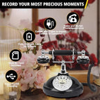 Audio Guest Book Wedding Phone, Record Customized Audio Message with Guest Book Retro Phone Audio GuestBook for Wedding Birthday Party Confession (Battery is Included) - Image 4
