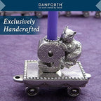 DANFORTH – Birthday Train Candleholder - (9- Squirrel) – Handcasted Pewter Birthday Party Decorations - Made in USA - Image 2