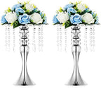 10Pcs Artificial Rose Balls for Centerpieces (Blue & White) - Image 6