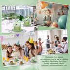 Thenshop 50 Pcs Clear Cupcake Boxes Individual 3.5 Inch, Light Green - Image 6
