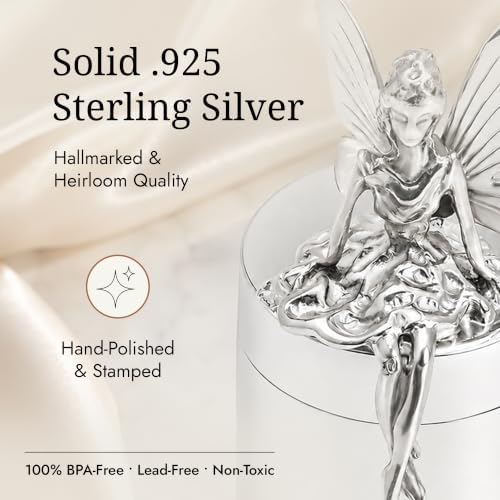 Tooth Fairy 925 Sterling Silver First Curl & Tooth Keepsake Box - Image 4