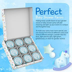 Majestic Zen Baby Shower Candle Favors Gift Set | 9-Pack Neutral Scented Soy Wax Candles | Fresh Baby Powder Scent | 30–40 Hour Burn | Unique Gender Reveal Party Favors & Baby Shower Decorations - Image 6