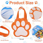 Tranqun 36 Pcs Blue Dog Paw Print Party Favor Bags with Handle - Image 3