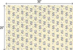 Jillson & Roberts 20" x 30" Printed Gift Tissue, Baby Elephants (48 Folded Sheets) - Image 3