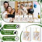 37 Pcs Baby Shower Game Prizes for Winners 6 Sets Baby Shower Prizes for Game Player with Bamboo Cheese Board Oak Cutlery Placemats Tags Bags - Image 3