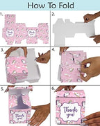 Paper Box - Mini Favor Box For Baby Shower 4x4x4 Inches Paper Gift Boxes, Candy Paper Box For Party Favors, Baby Shower Unicorn,Girl Theme- Pack Of 20 - Image 6