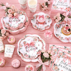 Newtay 250 Pcs Baby in Bloom Baby Shower Plates Napkins for Baby Shower - Image 4