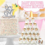 Threlaco 20 Wildflowers Pcs Baby Shower Favor Candle Glass Jar - Image 5